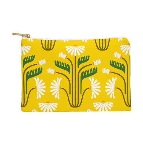 Raven Jumpo Stylised Daisies Pouch