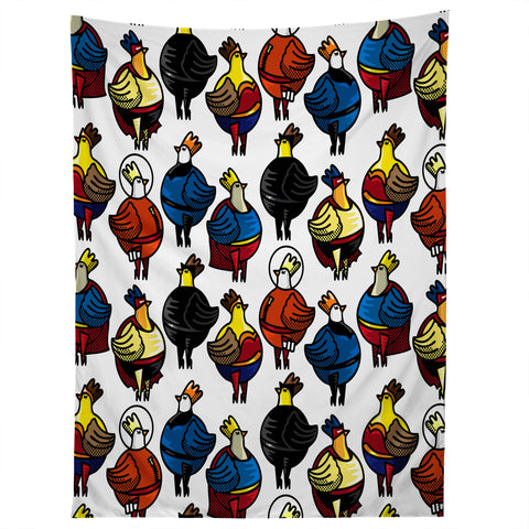 Raven Jumpo Super Chicks Tapestry