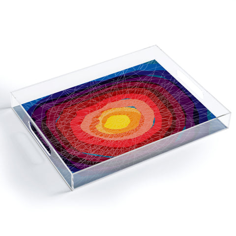 Raven Jumpo Tie Die Madness Acrylic Tray