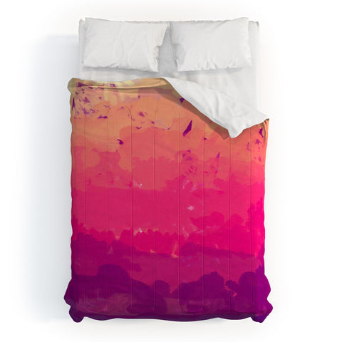 Rebecca Allen A Study In Purple Comforter