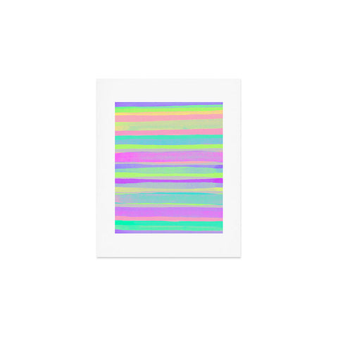 Rebecca Allen A Thousand Stripes I Love You Art Print