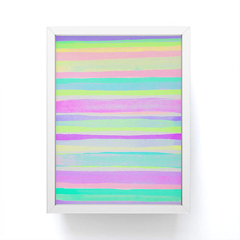 Rebecca Allen A Thousand Stripes I Love You Framed Mini Art Print