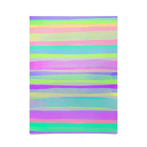 Rebecca Allen A Thousand Stripes I Love You Poster