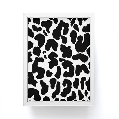 Rebecca Allen Blk Leopard Framed Mini Art Print
