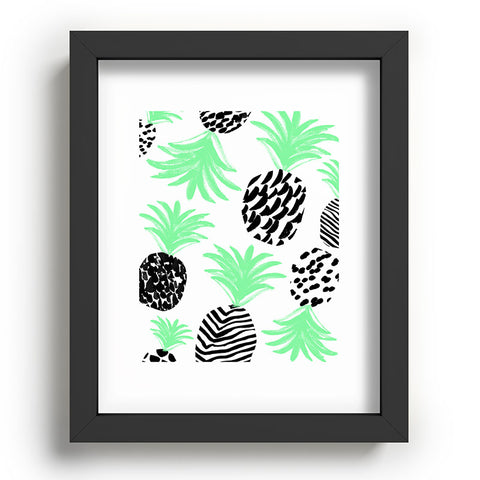 Rebecca Allen Classy Pineapples Recessed Framing Rectangle