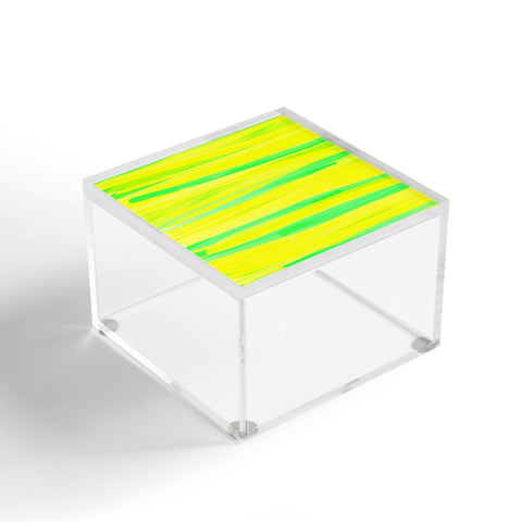 Rebecca Allen Lime Strokes Acrylic Box