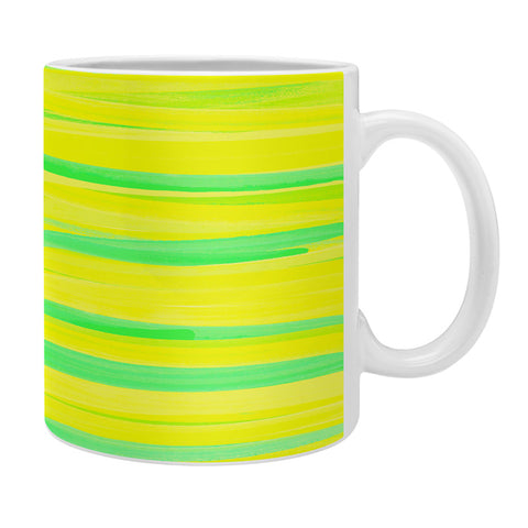 Rebecca Allen Lime Strokes Coffee Mug