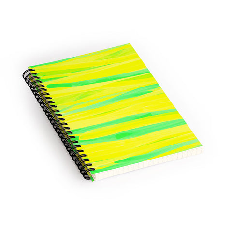 Rebecca Allen Lime Strokes Spiral Notebook