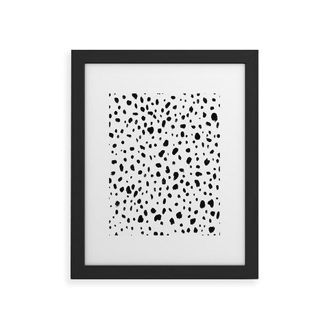 Rebecca Allen Miss Monroes Dalmatian Framed Art Print