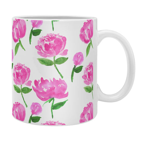 Rebecca Allen Peonies in Bloom Coffee Mug