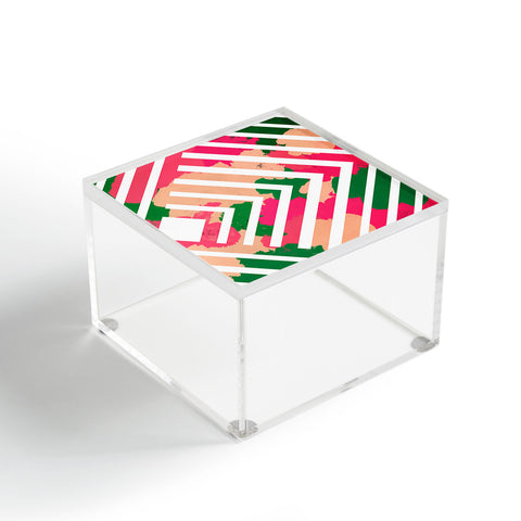 Rebecca Allen The Garden Stripe Acrylic Box