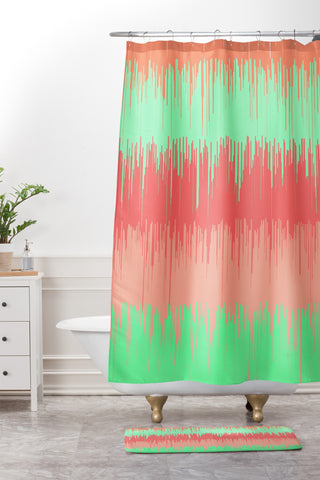 Rebecca Allen The Melting Point Shower Curtain And Mat