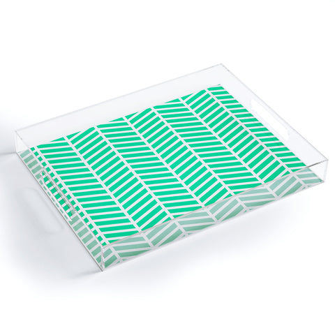 Rebecca Allen Turquoise Bliss Acrylic Tray