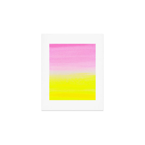 Rebecca Allen When Pink Met Yellow Art Print