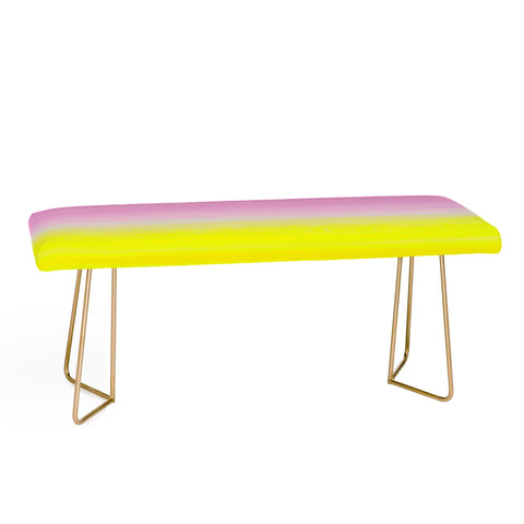 Rebecca Allen When Pink Met Yellow Bench