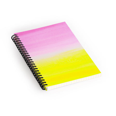 Rebecca Allen When Pink Met Yellow Spiral Notebook