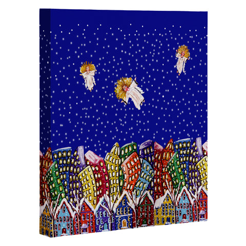 Renie Britenbucher 3 Christmas Angels Art Canvas