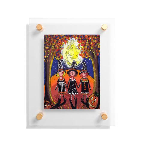 Renie Britenbucher 3 Little Witches Floating Acrylic Print