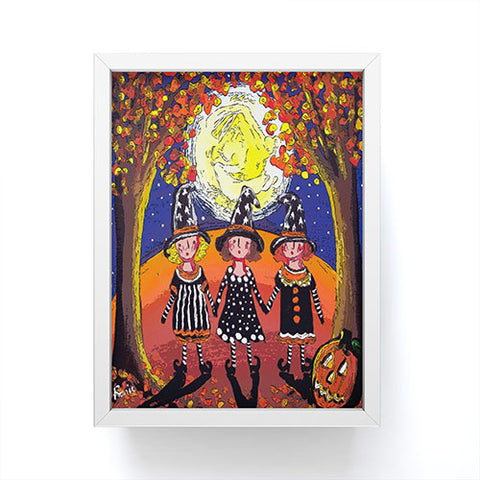 Renie Britenbucher 3 Little Witches Framed Mini Art Print