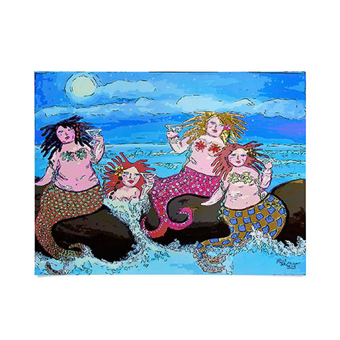 Renie Britenbucher Four Martini Mermaids Poster