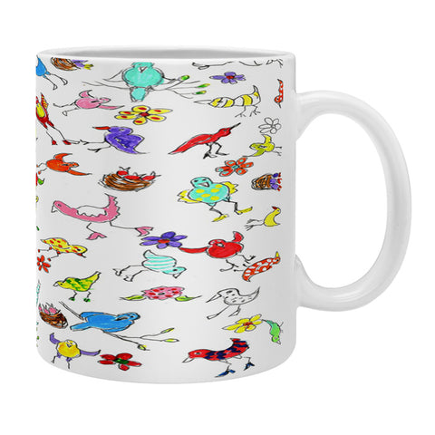 Renie Britenbucher Funky Birds Coffee Mug