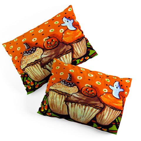 Renie Britenbucher Halloween Cupcakes Pillow Shams