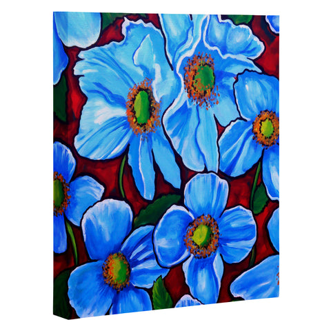 Renie Britenbucher Himalayan Blue Poppies Art Canvas
