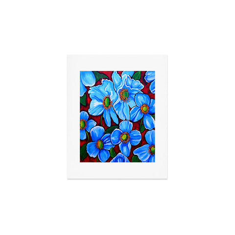 Renie Britenbucher Himalayan Blue Poppies Art Print