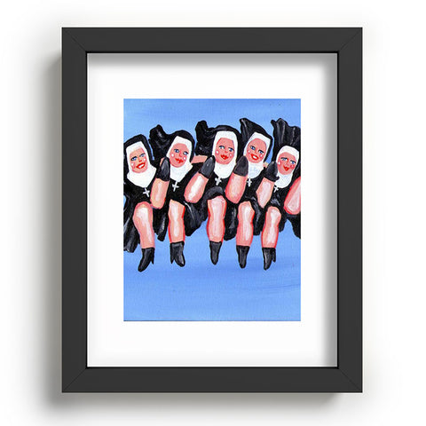 Renie Britenbucher Kicking Nuns Recessed Framing Rectangle