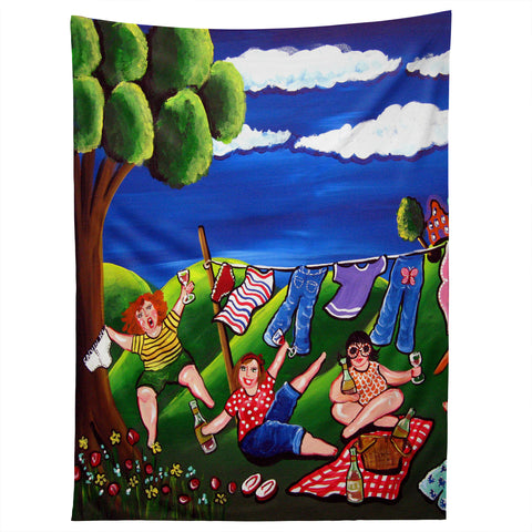 Renie Britenbucher Laundry Day Divas Tapestry