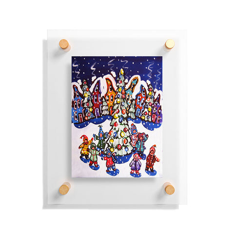 Renie Britenbucher Oh Christmas Tree Floating Acrylic Print