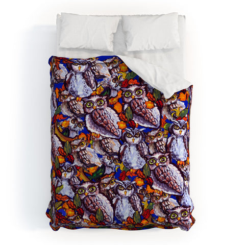 Renie Britenbucher Owls Multi Comforter