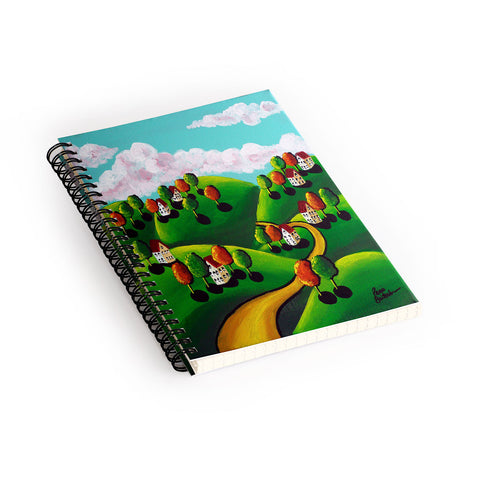 Renie Britenbucher Peaceful Day Landscape Spiral Notebook