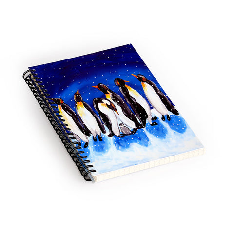 Renie Britenbucher Penguin Party Spiral Notebook