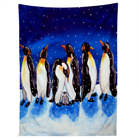 Renie Britenbucher Penguin Party Tapestry