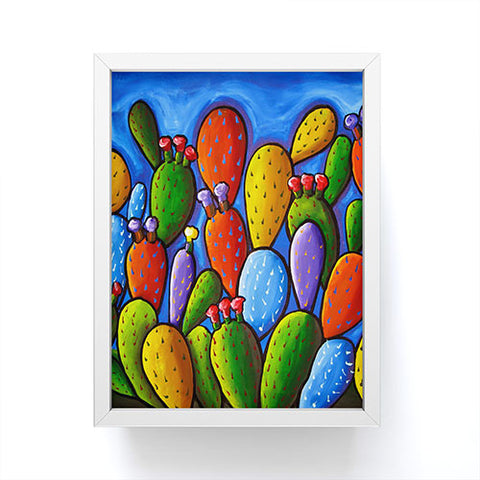 Renie Britenbucher Prickly Pear Cactus Framed Mini Art Print