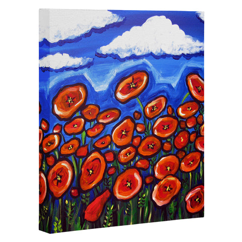 Renie Britenbucher Red Poppy Field Art Canvas