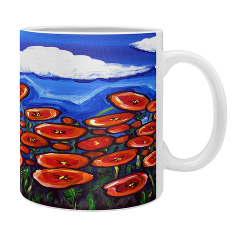Renie Britenbucher Red Poppy Field Coffee Mug