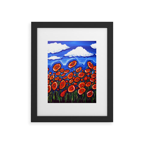 Renie Britenbucher Red Poppy Field Framed Art Print