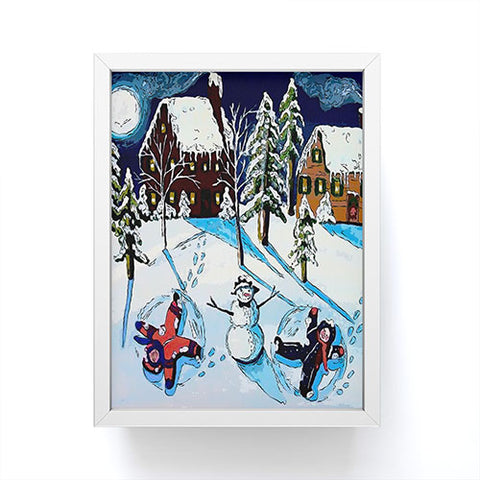 Renie Britenbucher Snow Angels Framed Mini Art Print