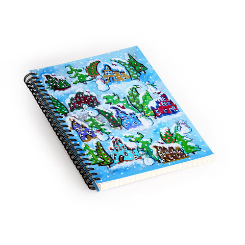 Renie Britenbucher Snowman Whimsy Spiral Notebook