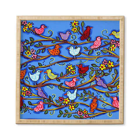 Renie Britenbucher Spring Birds and Blossoms Framed Wall Art