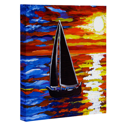 Renie Britenbucher Sunset Sail Art Canvas