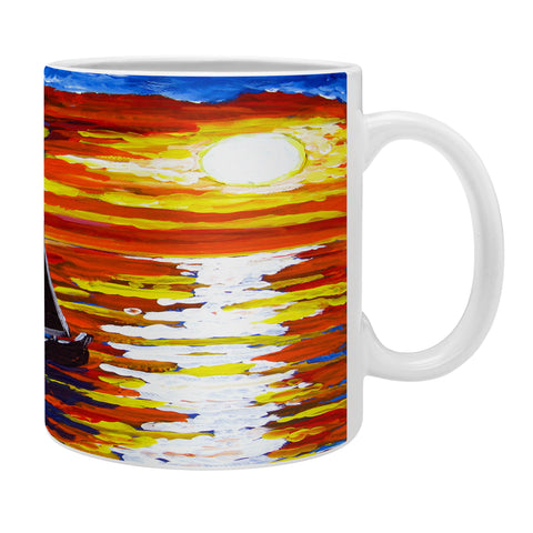 Renie Britenbucher Sunset Sail Coffee Mug