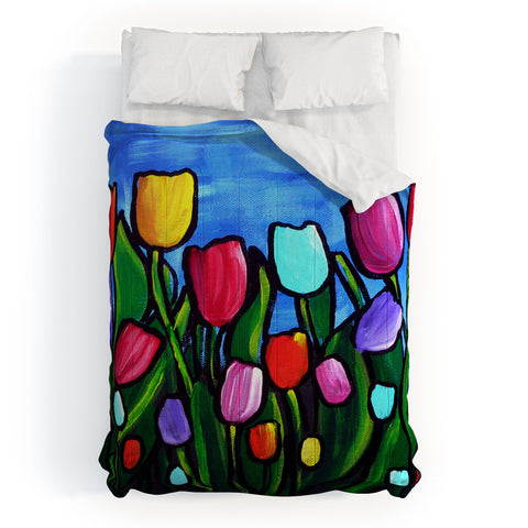 Renie Britenbucher Tulips Comforter
