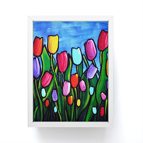 Renie Britenbucher Tulips Framed Mini Art Print