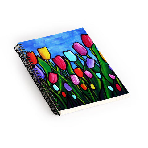Renie Britenbucher Tulips Spiral Notebook