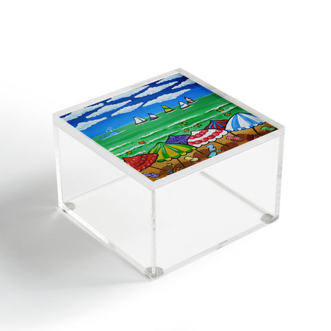 Renie Britenbucher Whimsical Beach 1 Acrylic Box