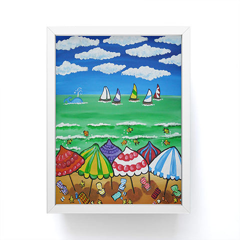 Renie Britenbucher Whimsical Beach 1 Framed Mini Art Print