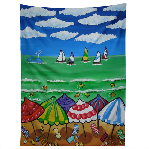 Renie Britenbucher Whimsical Beach 1 Tapestry